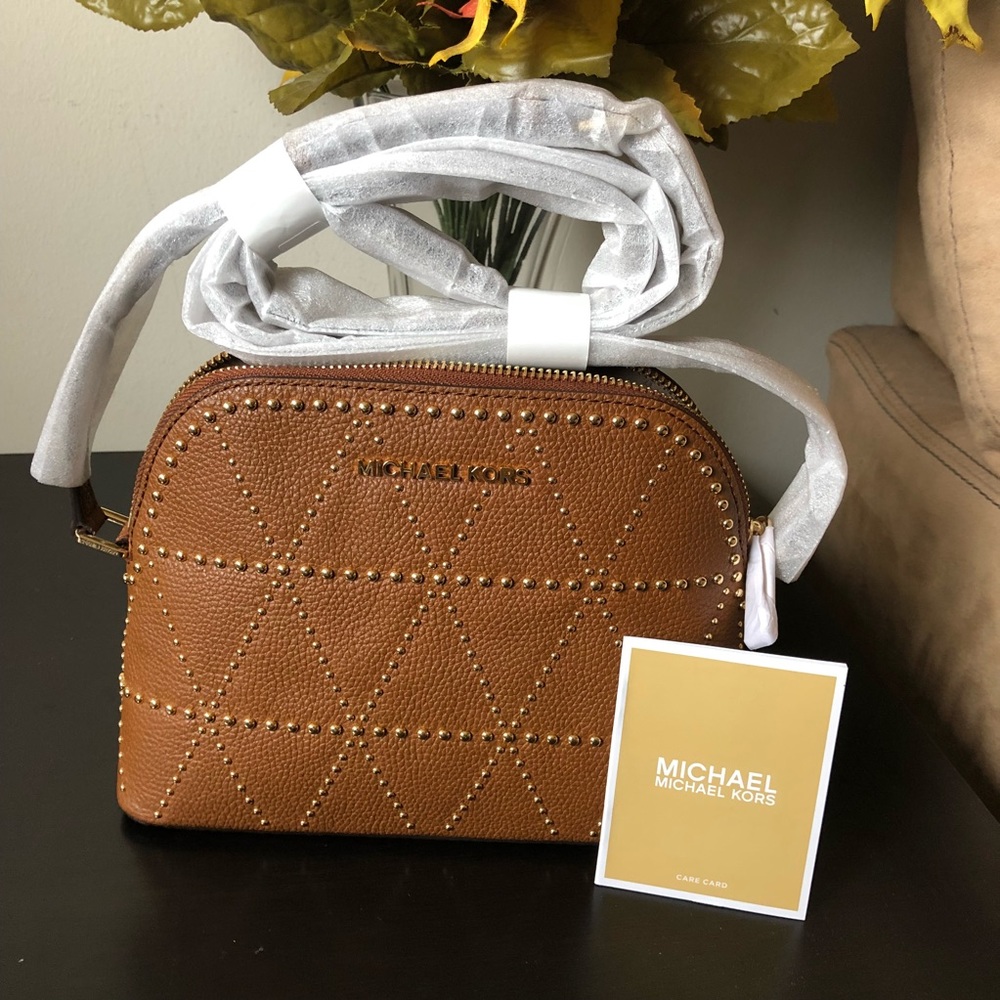 SOLD New Micheal Kors Studs Crossbody - Picture 1 of 8